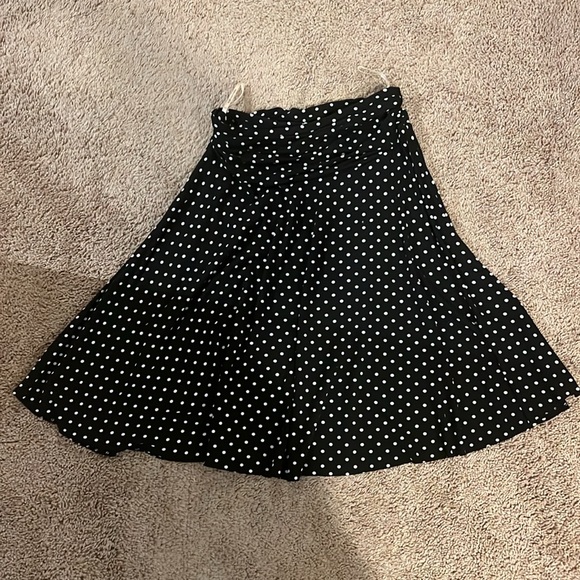 Black and white polka dot skirt - Picture 5 of 5